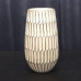Ваза для цветов керамическая Ритм белый ваза конус h25см, 79-114