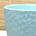 Горшок для цветов керамический с поддоном бутон манго бирюза N3 d17см