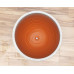 Горшок для цветов керамический с поддоном МАНЕ бутон 4 бел/сер  М1-418  5-18       